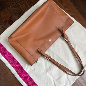 Brown Tory Burch Tote Bag
